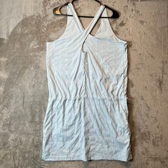 Marmot Women's Gretchen‎ Dress Size Large Corydalis Blue UPF 50 Hiking Gorpcore - Picture 7 of 8